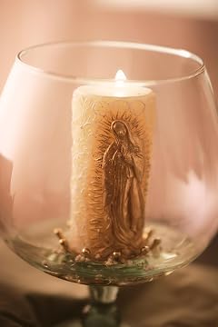 Kanica Virgen de Guadalupe Candle Protects The Family Union